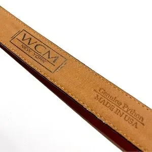 Wcm | Accessories | Genuine Python Belt By Wcm New York In  display picture 1